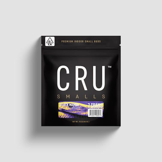 CRU Cannabis - Black Mamba (7 Grams Smalls Flower) - 1