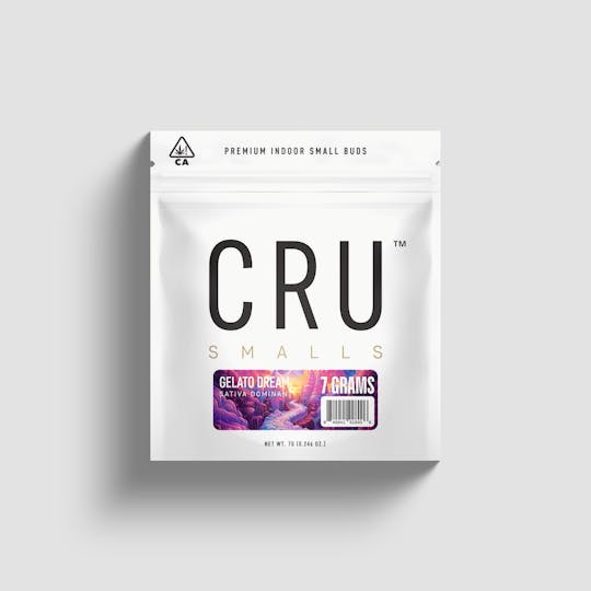 CRU Cannabis - Gelato Dream (7 Grams Smalls Flower) - 1