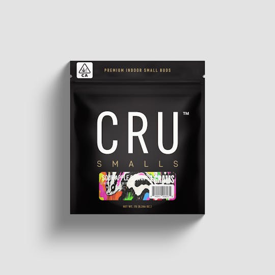 CRU Cannabis - Sour Apple Skunk (7 Grams Smalls Flower) - 1