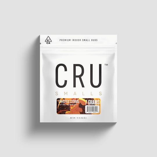 CRU Cannabis - Twisted Citrus (7 Grams Smalls Flower) - 1