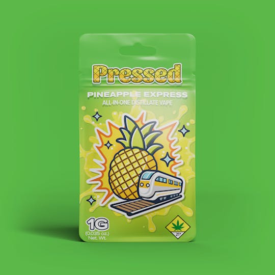 Pressed by Prismatic - Pineapple Express All-in-One Disposable Vape 1g - 1