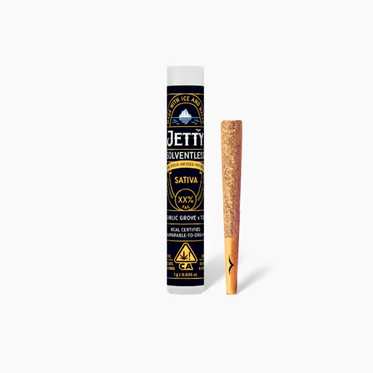 Jetty Extracts - Garlic Grove x Tangie Cookie Burger | Live Rosin Infused Joint | 1g - 1