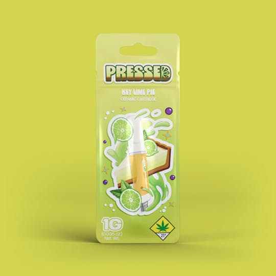 Pressed by Prismatic - Key Lime Pie Distillate Vape Cart 1g - 1