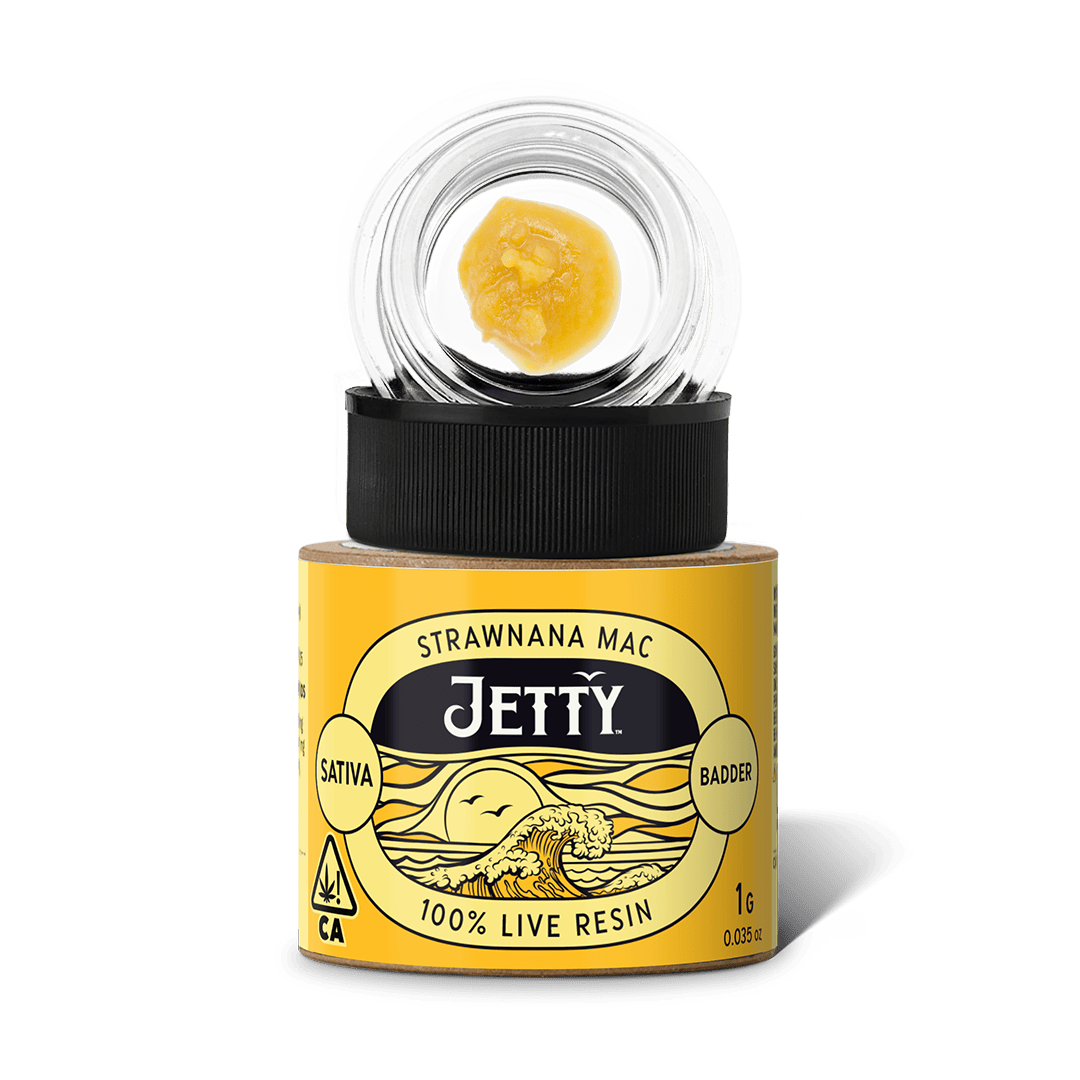 Jetty Extracts - Strawnana Mac | Live Badder | 1g - 1