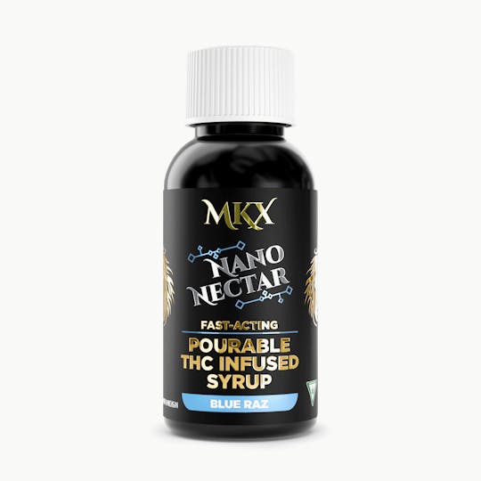 MKX Oil Co - Nano Nectar: 200 MG THC Pourable Syrup (Blue Razz) - 1