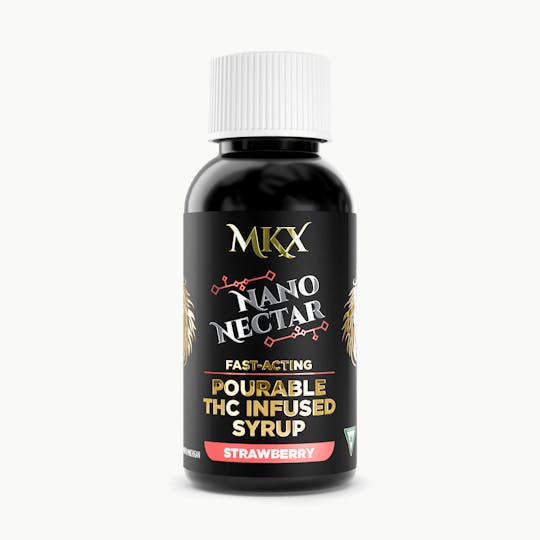 MKX Oil Co - Nano Nectar: 200 MG THC Pourable Syrup (Strawberry) - 1