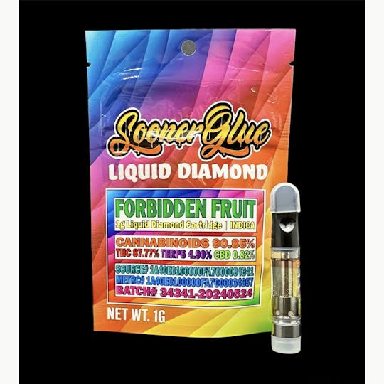 Sooner Glue - Forbidden Fruit - 1g Liquid Diamond Cartridge - 1