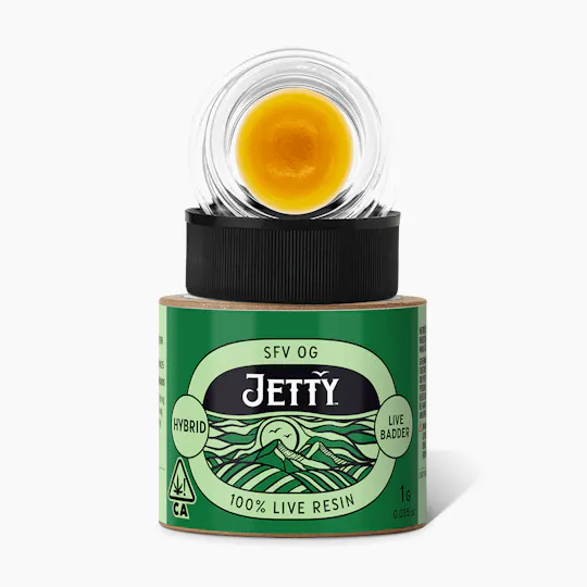 Jetty Extracts - SFV OG | Live Badder | 1g - 1