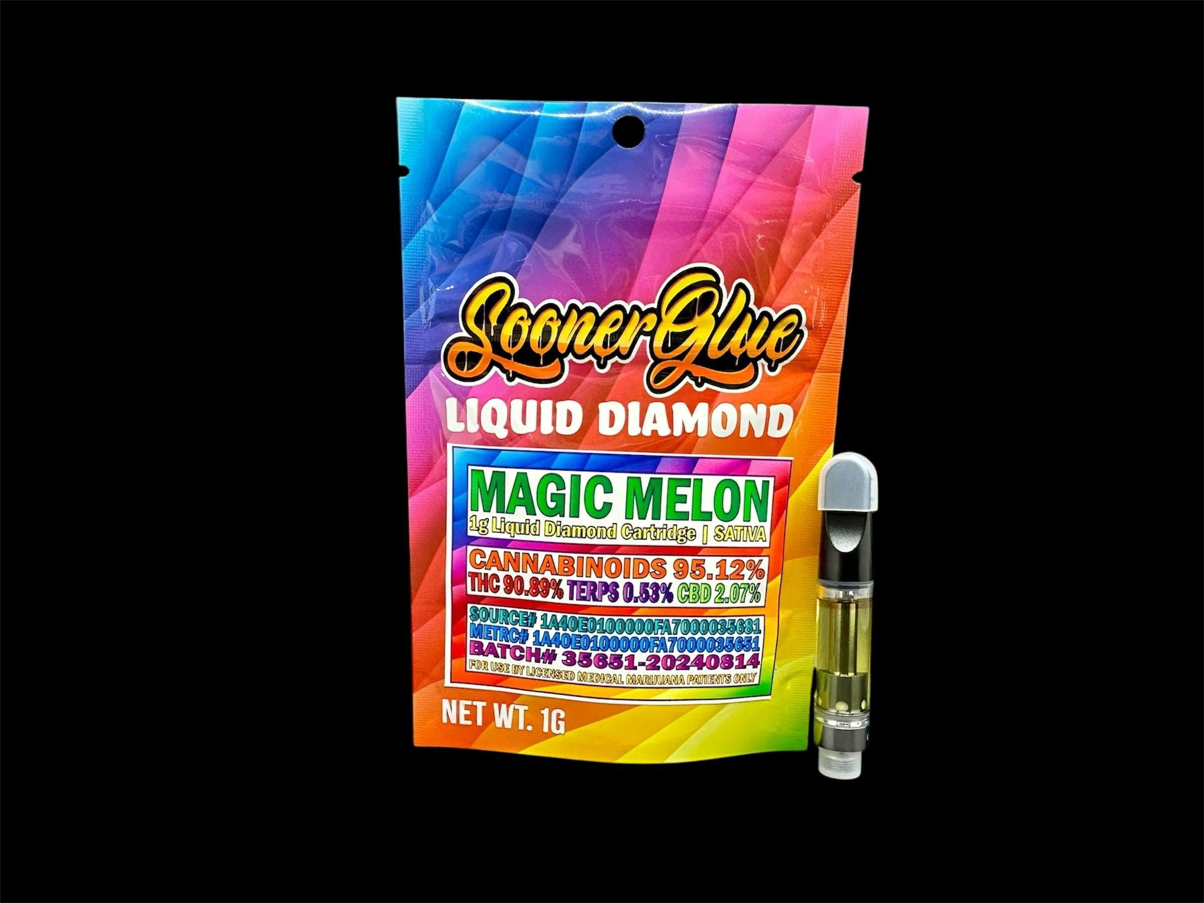 Sooner Glue - Magic Melon - 1g Liquid Diamond Cartridge - 1
