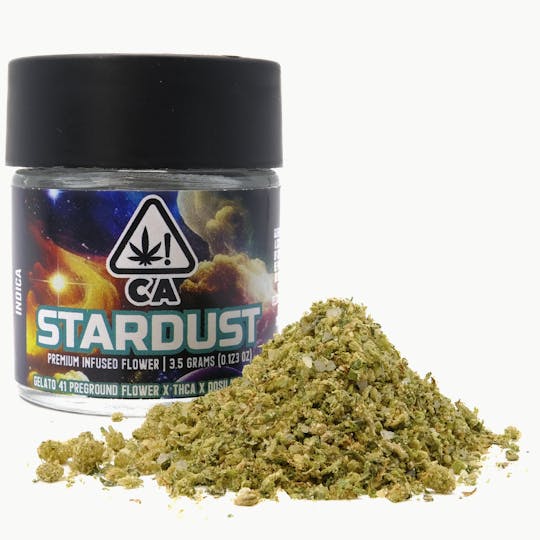 Atoms - Stardust 3.5g THCa & Crumble Infused Pre Ground Jar - Atoms - 1