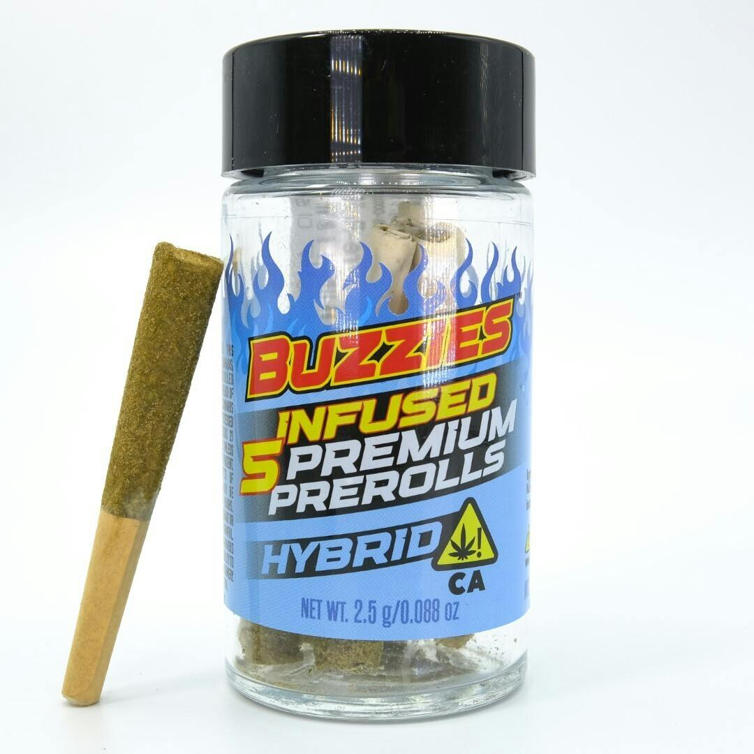 Buzzies - Hybrid 2.5g 5 Pack Infused Pre-Rolls - Buzzies - 1