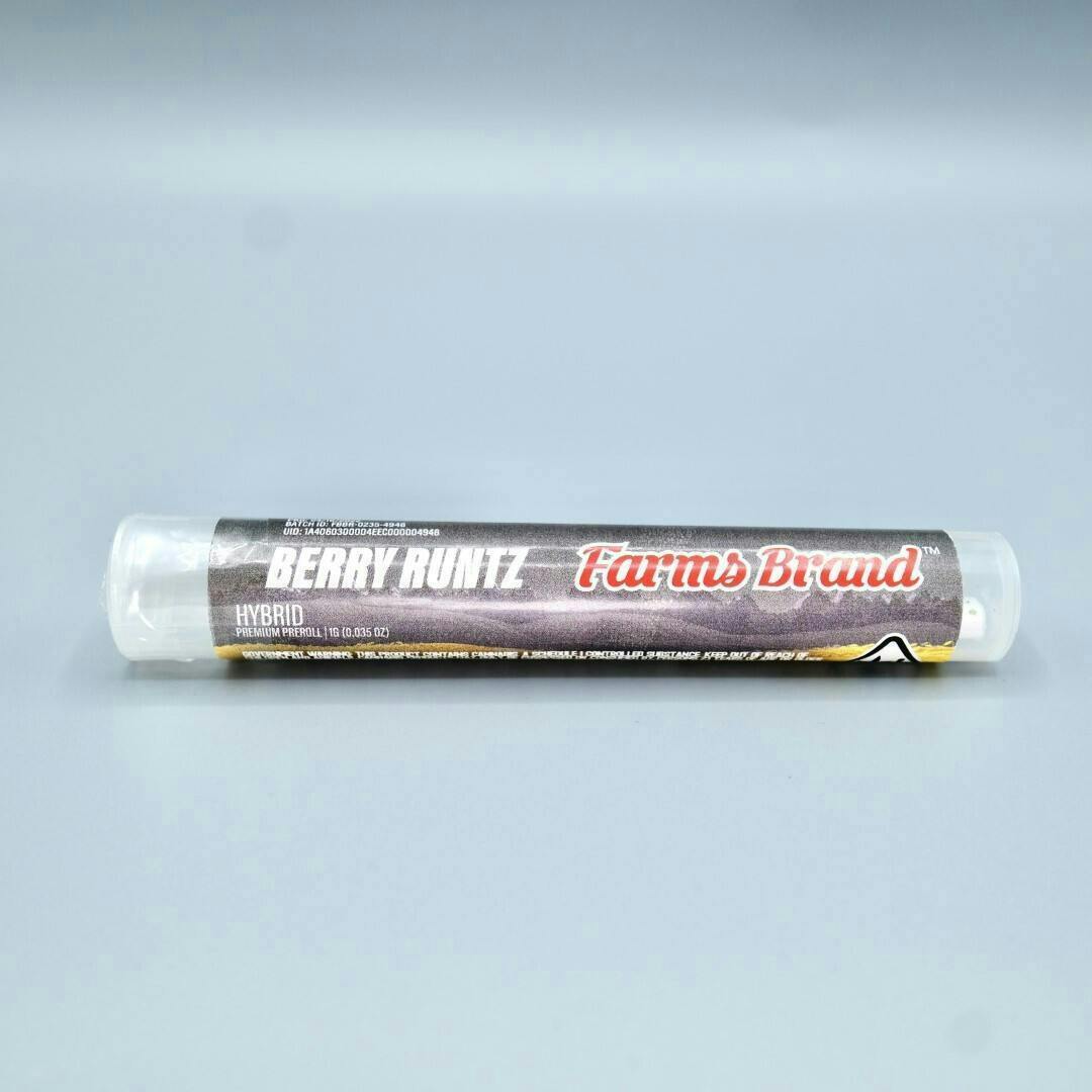 Farms Brand - Berry Runtz 1g Pre-Roll - Farms Brand - 1