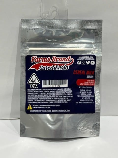 Farms Brand - Cereal Milk Sauce Cart 1g - Farms Brand - 1