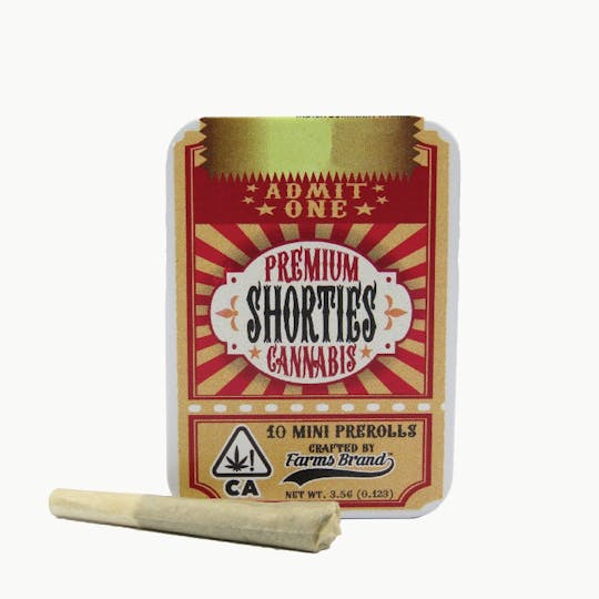 Farms Brand - Cherry Mints 3.5g Shorties Pre-rolls 10pk - Farms Brand - 1