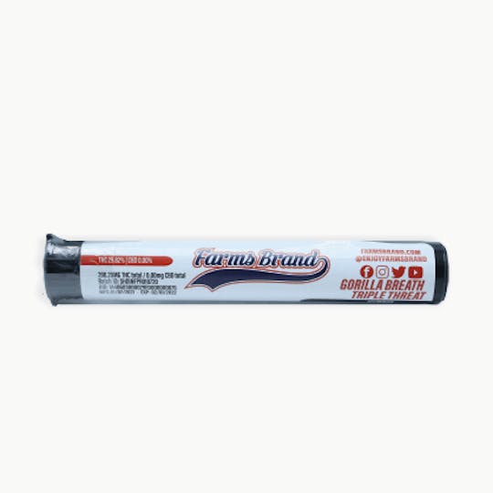 Farms Brand - Farms Brand Gorilla Breath Triple Threat Infused PR 1g - 1