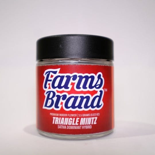 Farms Brand - Triangle Mints 3.5g Jar - Farms Brand - 1
