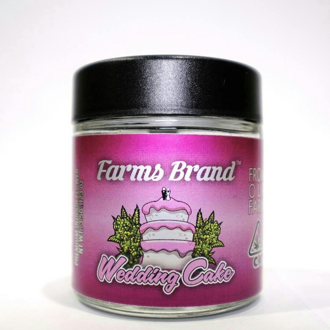 Farms Brand - Wedding Cake 3.5g Jar - Farms Brand - 1