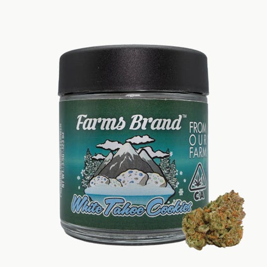 Farms Brand - White Tahoe Cookies 3.5g Jar - Farms Brand - 1
