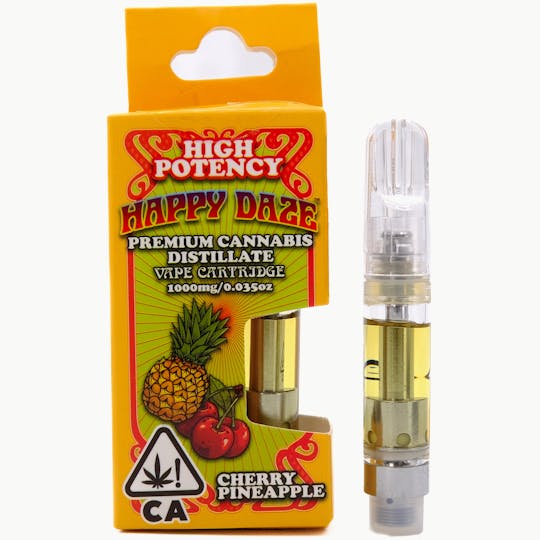 Happy Daze - Cherry Pineapple 1g Distillate Cart - Happy Daze - 1