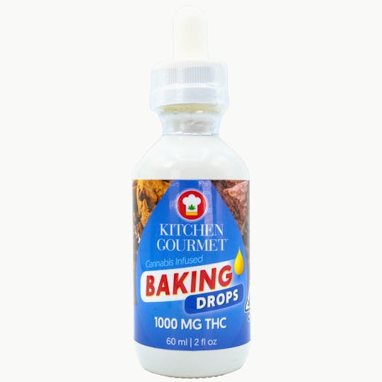 Kitchen Gourmet - Baking Drops 1000mg 2oz Tincture - Kitchen Gourmet - 1