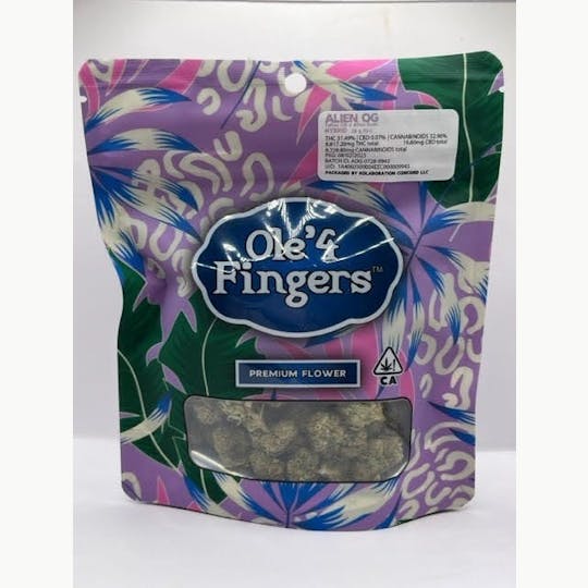 Ole'4 Fingers - Alien OG 28g Bag - Ole' 4 Fingers - 1