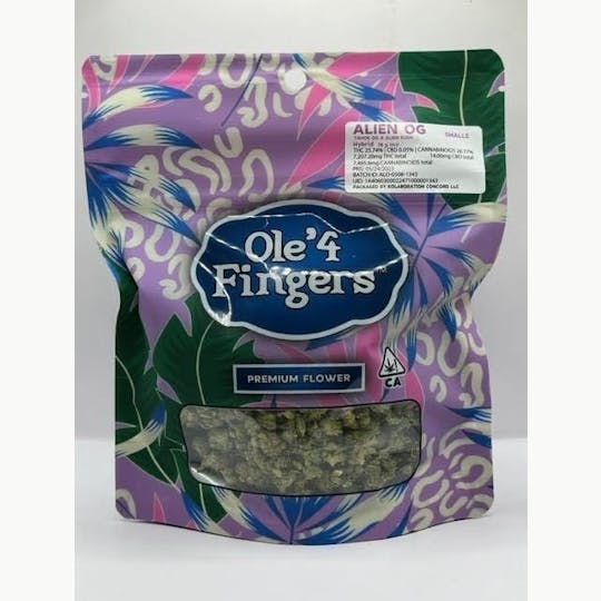 Ole'4 Fingers - Alien OG 28g Smalls Bag - Ole' 4 Fingers - 1