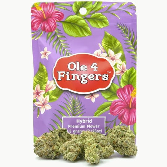 Ole'4 Fingers - Alien OG 3.5g Smalls Bag - Ole' 4 Fingers - 1