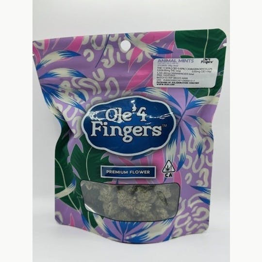Ole'4 Fingers - Animal Mints 28g Bag - Ole' 4 Fingers - 1
