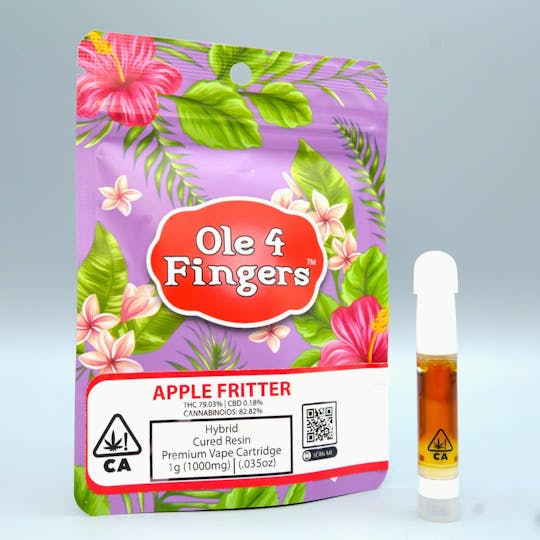 Ole'4 Fingers - Apple Fritter 1g Distillate Cart - Ole' 4 Fingers - 1