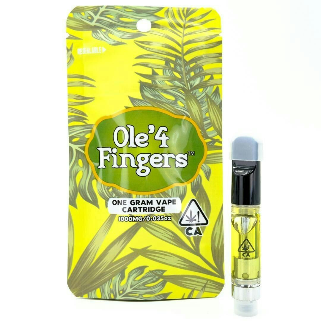 Ole'4 Fingers - Apple Jacks 1g Distillate Cart - Ole' 4 Fingers - 1