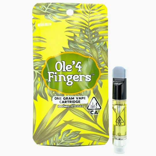 Ole'4 Fingers - Apple Jacks 1g Distillate Cart - Ole' 4 Fingers - 1