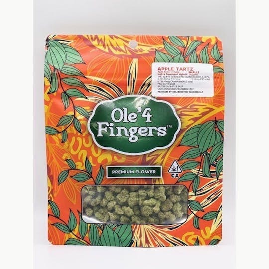 Ole'4 Fingers - Apple Tartz 28g Smalls Bag - Ole' 4 Fingers - 1