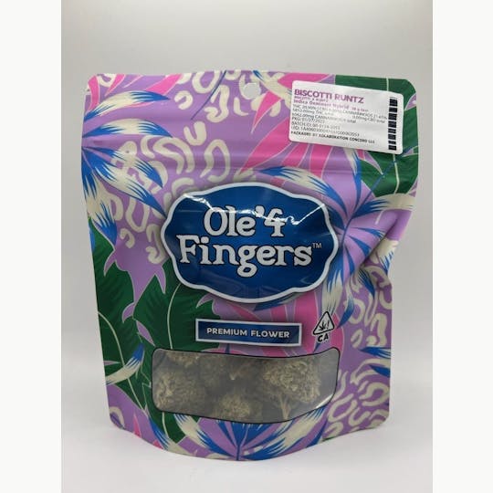 Ole'4 Fingers - Biscotti Runtz 28g Bag - Ole' 4 Fingers - 1
