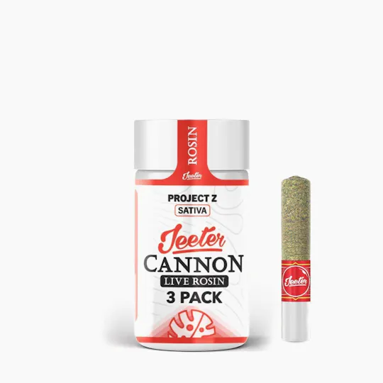 Jeeter - Jeeter | Project Z | Live Rosin Cannons | Infused Minis | 0.5g each | 3pk - 1