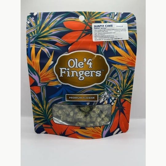 Ole'4 Fingers - Buntz Cake 28g Smalls Bag - Ole 4' Fingers - 1