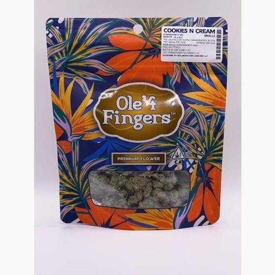 Ole'4 Fingers - Cookies N Cream 28g Smalls Bag - Ole' 4 Fingers - 1