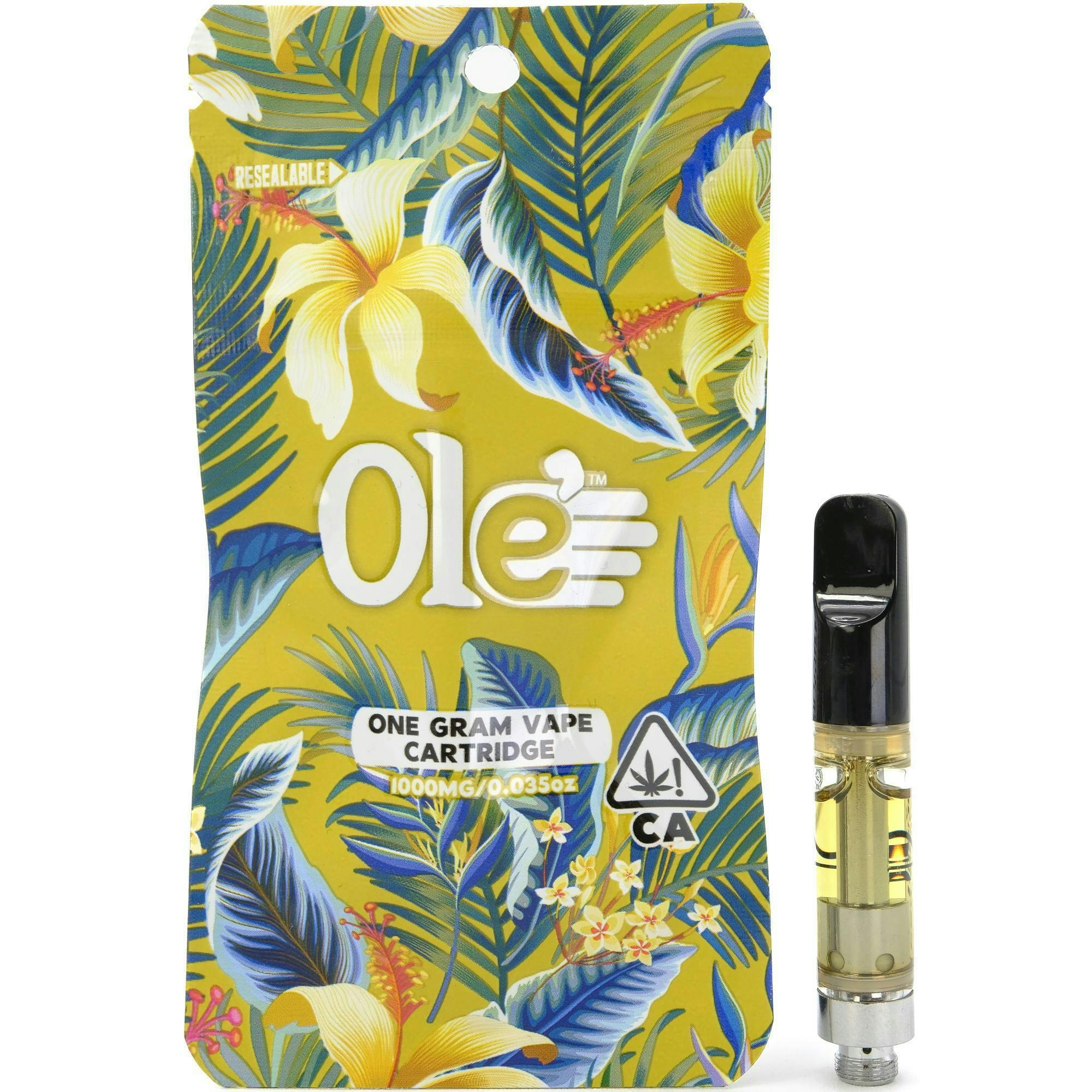 Ole'4 Fingers - Durban Poison 1g Distillate Cart - Ole' 4 Fingers - 1