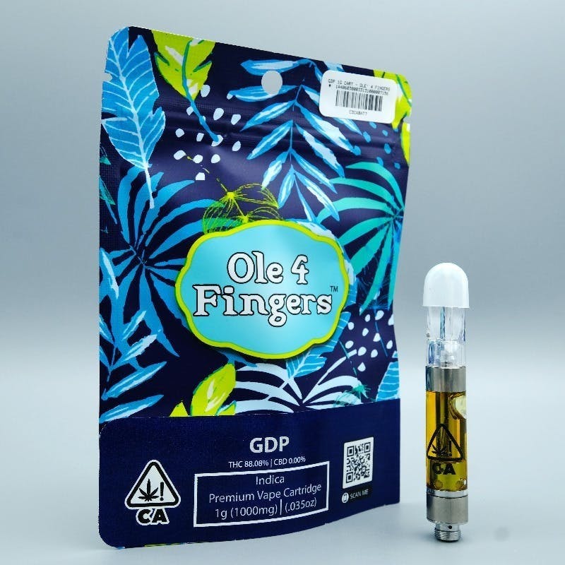 Ole'4 Fingers - GDP 1g Distillate Cart - Ole' 4 Fingers - 1
