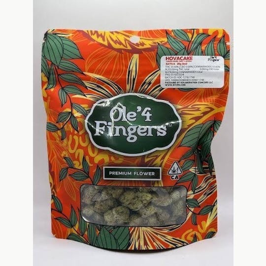 Ole'4 Fingers - Hova Cake 28g Bag - Ole 4 Fingers - 1
