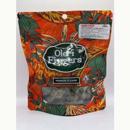 Ole'4 Fingers - Kush Face 28g Bag - Ole' 4 Fingers - 1