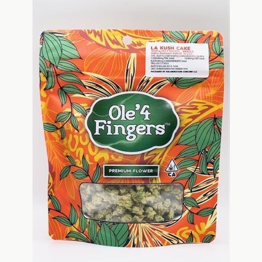 Ole'4 Fingers - LA Kush Cake 28g Smalls Bag - Ole' 4 Fingers - 1