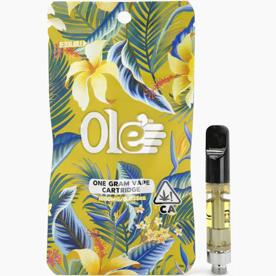Ole'4 Fingers - Lemon Cherry Gelato 1g Distillate Cart - Ole' 4 Fingers - 1