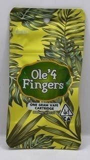 Ole'4 Fingers - Mango Kush 1g Distillate Cart - Ole' 4 Fingers - 1