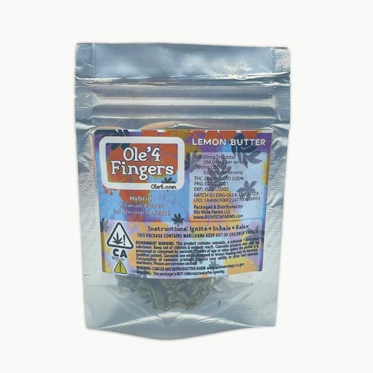 Ole'4 Fingers - Ole 4 Fingers Lemon Butter 3.5g Bag - 1