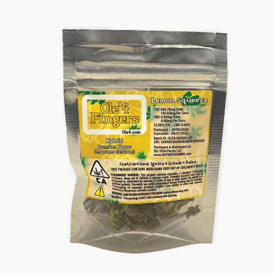 Ole'4 Fingers - Ole 4 Fingers Lemon Squeeze 3.5g Bag - 1
