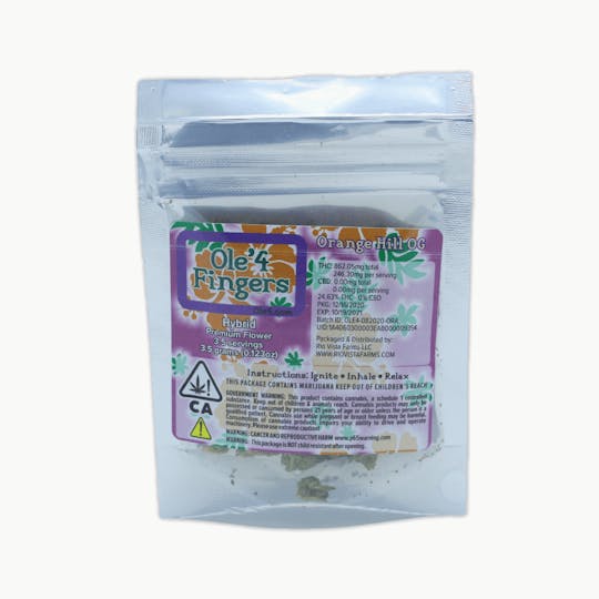 Ole'4 Fingers - Ole 4 Fingers Orange Hill OG 3.5g Bag - 1