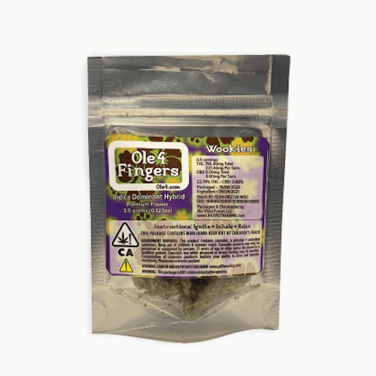 Ole'4 Fingers - Ole 4 Fingers Wookies 3.5g Bag - 1