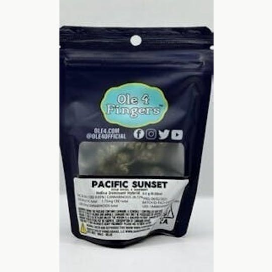 Ole'4 Fingers - Pacific Sunset 3.5g Bag - Ole' 4 Fingers - 1