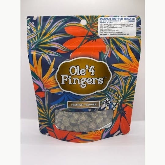 Ole'4 Fingers - Peanut Butter Breath 28g Smalls Bag - Ole 4 Fingers - 1