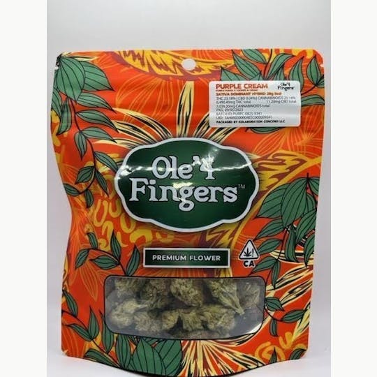 Ole'4 Fingers - Purple Cream 28g Bag - Ole' 4 Fingers - 1